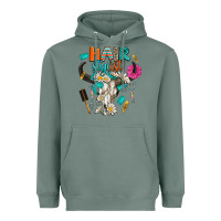 Sage bullskull hairstlist Heavyweight Hoodie - AdoDesignShop