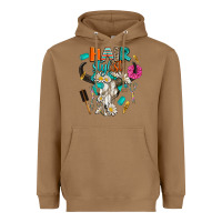Toasted Coconut bullskull hairstlist Heavyweight Hoodie - AdoDesignShop
