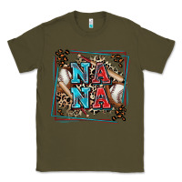Army Green baseball nana with leopard Classic Tee - Zillion Design Studio