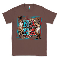 Chestnut baseball nana with leopard Classic Tee - Zillion Design Studio