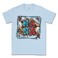 Dusty Blue baseball nana with leopard Classic Tee - Zillion Design Studio