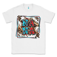 White baseball nana with leopard Classic Tee - Zillion Design Studio