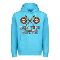 Ocean Blue calm your mitts Premium Hoodie - AdoDesignShop
