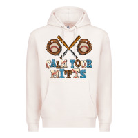 Pale Pink calm your mitts Premium Hoodie - AdoDesignShop