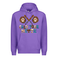 Purple calm your mitts Premium Hoodie - AdoDesignShop