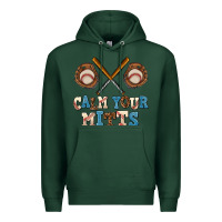 Sports Green calm your mitts Premium Hoodie - AdoDesignShop