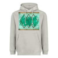 Moon Dust green glitter Heavyweight Hoodie - JahusDesignShop