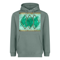 Sage green glitter Heavyweight Hoodie - JahusDesignShop
