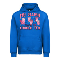 Cobalt my sleigh runs on loaded tea Urban Hoodie - MaliasSmallBusiness