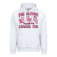 White my sleigh runs on loaded tea Urban Hoodie - MaliasSmallBusiness