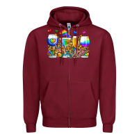 Burgundy pride wine cups Zipper Hoodie - Zillion Design Studio
