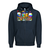 Navy pride wine cups Zipper Hoodie - Zillion Design Studio
