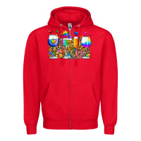 Red pride wine cups Zipper Hoodie - Zillion Design Studio