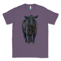 Lavender black angus cattle Classic Tee - RanaPortraitStore