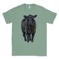 Sage black angus cattle Classic Tee - RanaPortraitStore