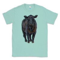 Seafoam black angus cattle Classic Tee - RanaPortraitStore