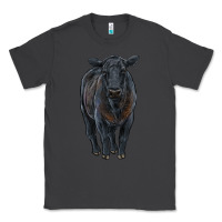 Smoke black angus cattle Classic Tee - RanaPortraitStore