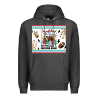 Charcoal Heather i'm just here for the snacks Premium Hoodie - MaliasSmallBusiness