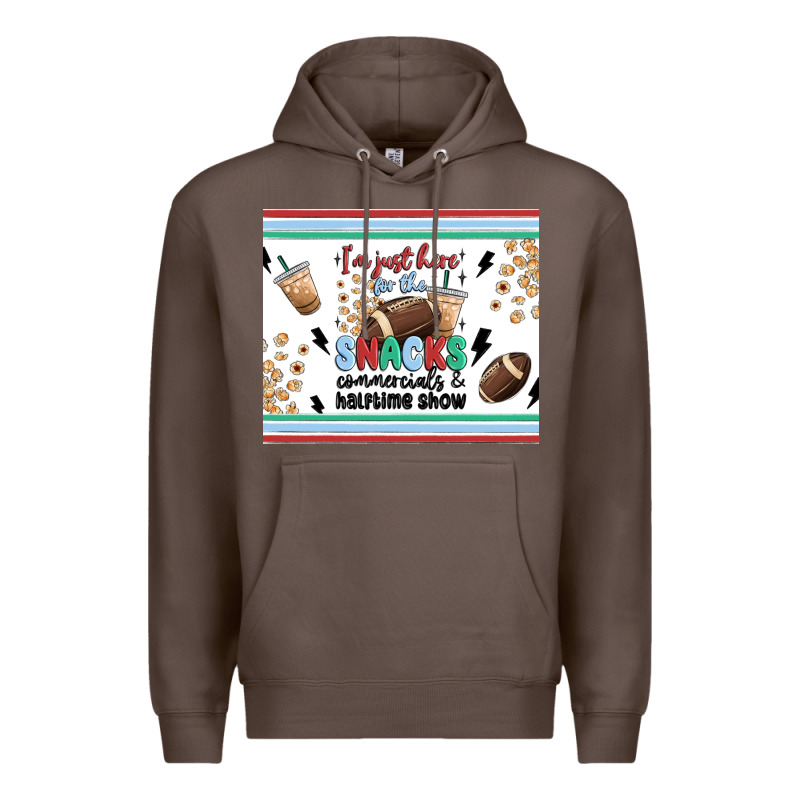 I'm Just Here For The Snacks Premium Hoodie by MaliasSmallBusiness | Teevron