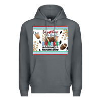 Rock i'm just here for the snacks Premium Hoodie - MaliasSmallBusiness