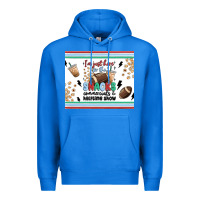 True Royal i'm just here for the snacks Premium Hoodie - MaliasSmallBusiness