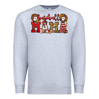 Heather Grey baseball mama Premium Sweatshirt - Jasminsmagicworld