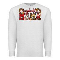 Oatmeal Heather baseball mama Premium Sweatshirt - Jasminsmagicworld