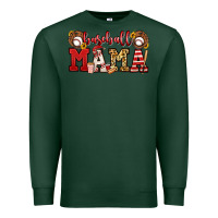 Sports Green baseball mama Premium Sweatshirt - Jasminsmagicworld