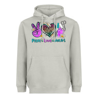 Moon Dust peace love nail art Heavyweight Hoodie - AdoDesignShop