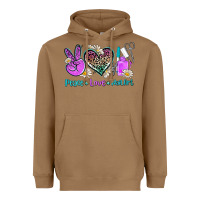 Toasted Coconut peace love nail art Heavyweight Hoodie - AdoDesignShop