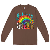 Chestnut the future is queer Long Sleeve Tee - texasbilliewilder