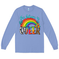 Colony Blue the future is queer Long Sleeve Tee - texasbilliewilder