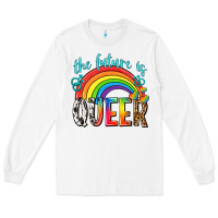 White the future is queer Long Sleeve Tee - texasbilliewilder