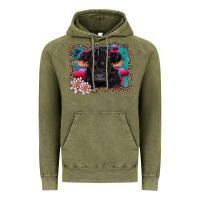 Vintage Olive v.d belted galloway cow Vintage Hoodie - AdoDesignShop