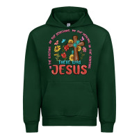 Forest Green in the waiting there was jesus Urban Hoodie - MaliasSmallBusiness