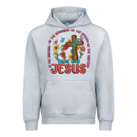 Heather Grey in the waiting there was jesus Urban Hoodie - MaliasSmallBusiness