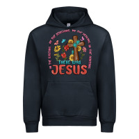 Navy in the waiting there was jesus Urban Hoodie - MaliasSmallBusiness