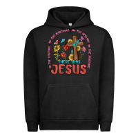 Pigment Black in the waiting there was jesus Urban Hoodie - MaliasSmallBusiness