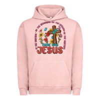 Pigment Salmon in the waiting there was jesus Urban Hoodie - MaliasSmallBusiness