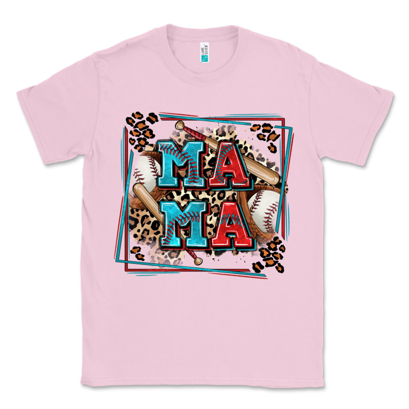 Baseball Mama With Leopard Classic Tee by Zillion Design Studio | Teevron