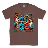 Chestnut baseball mama with leopard Classic Tee - Zillion Design Studio