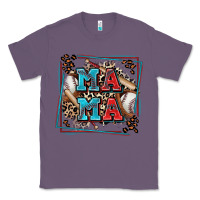 Lavender baseball mama with leopard Classic Tee - Zillion Design Studio