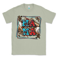 Matcha baseball mama with leopard Classic Tee - Zillion Design Studio