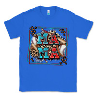 True Royal baseball mama with leopard Classic Tee - Zillion Design Studio
