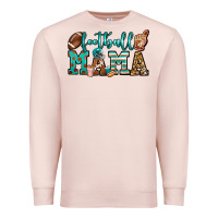 Pale Pink American football mama Premium Sweatshirt - Jasminsmagicworld