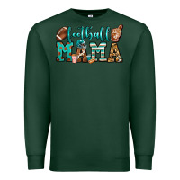 Sports Green American football mama Premium Sweatshirt - Jasminsmagicworld