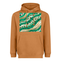 Meerkat green glitter Heavyweight Hoodie - JahusDesignShop
