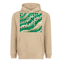 Mushroom green glitter Heavyweight Hoodie - JahusDesignShop