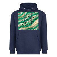 Navy green glitter Heavyweight Hoodie - JahusDesignShop