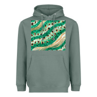 Sage green glitter Heavyweight Hoodie - JahusDesignShop
